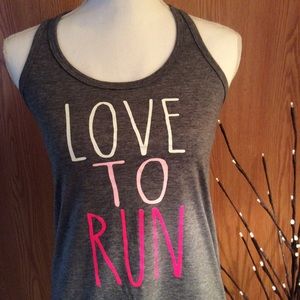 NWOT Danskin Now "Love to Run" tank size XS